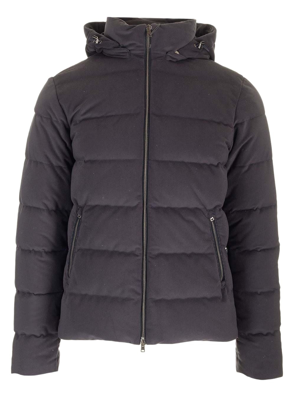 Moncler Gamme Bleu Grey Quilted Down Jacket Moncler Gamme Bleu