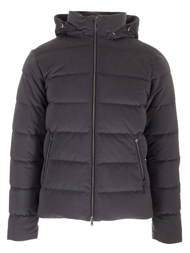 Photo: Herno Blue Velvet Down Jacket