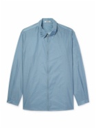 Auralee - Nylon Zip-Up Overshirt - Blue