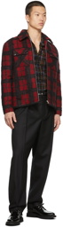 Saint Laurent Wool Check Jacket