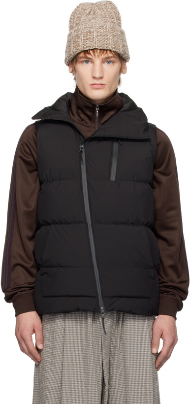Photo: Maharishi Black 1382 Padded Asym Tech Vest
