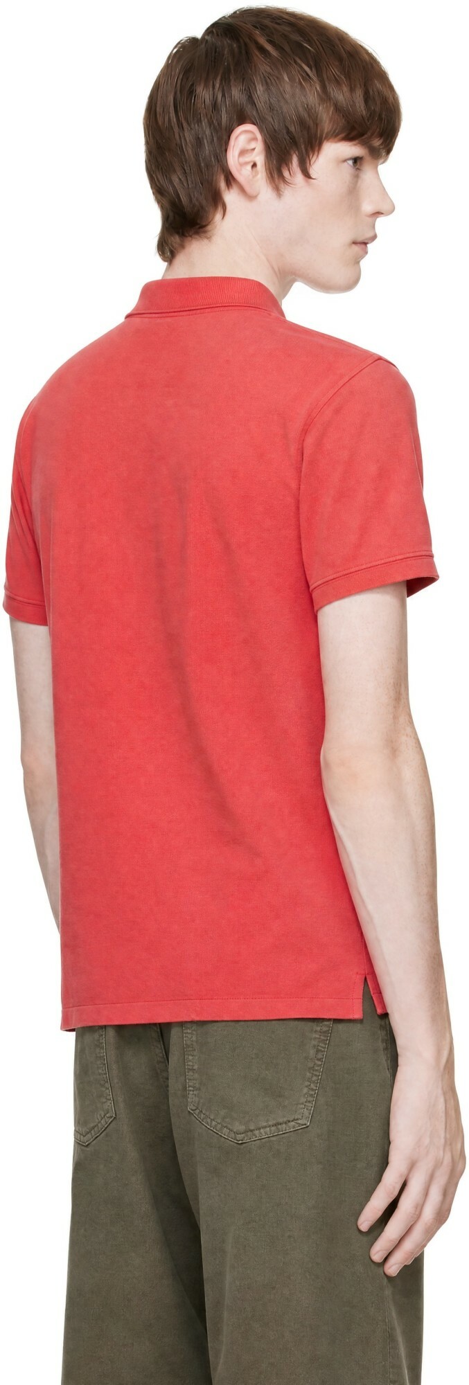 Stockholm (Surfboard) Club Red Garments Dyed Polo