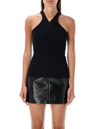 Courrèges Criss Cross Rib Tank Top