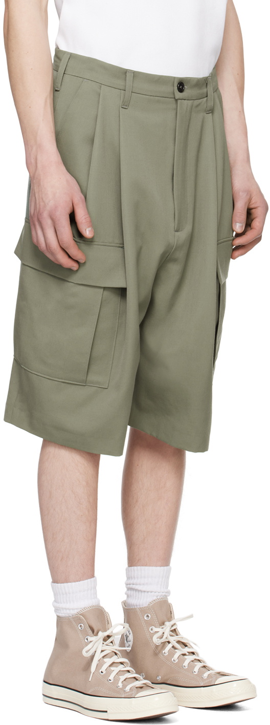 Camiel Fortgens Green Cargo Shorts