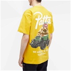 Patta Men's Animal T-Shirt in Old Gold
