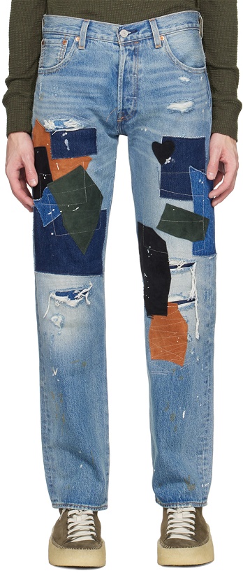 Photo: Levi's Indigo 501 '93 Patchwork Jeans