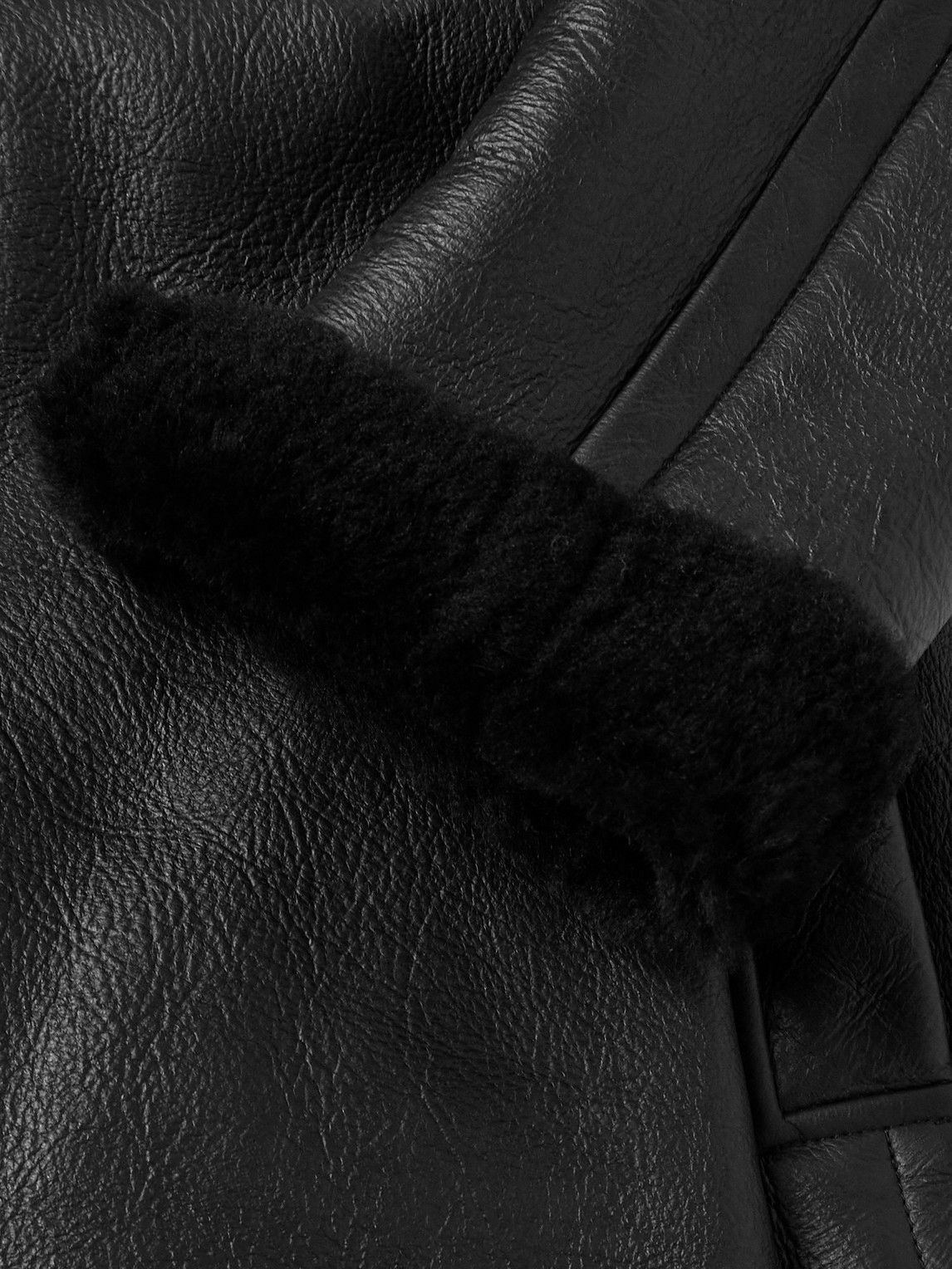 Entire Studios - 01 Shearling Jacket - Black