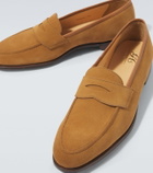 George Cleverley Bradley II suede loafers