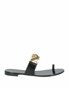 Giuseppe Zanotti Womens Thong sandal in Black