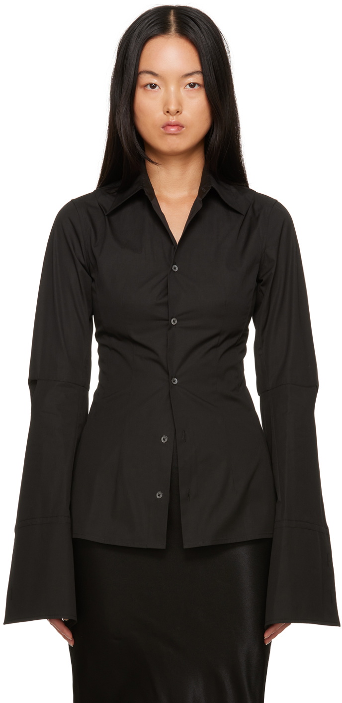 Ann Demeulemeester Black Gracienne Shirt Ann Demeulemeester