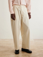 Cherry Los Angeles - Wide-Leg Cotton Twill Trousers - Neutrals