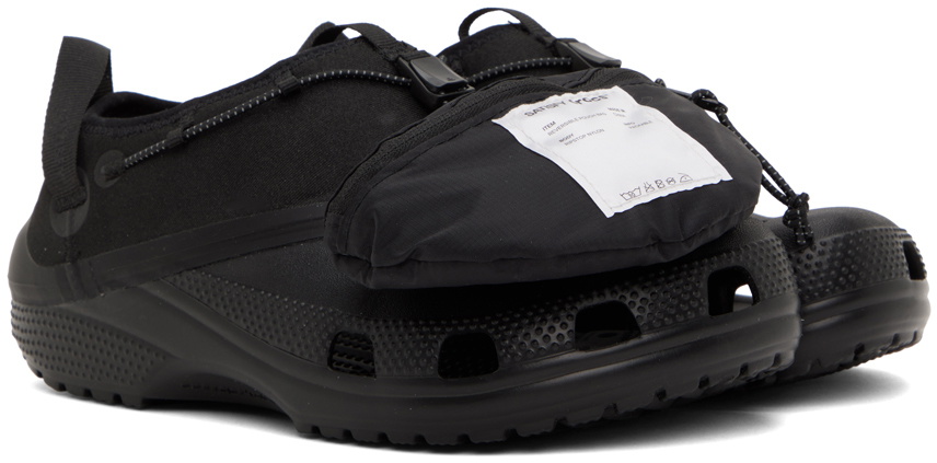 Satisfy Black Crocs Edition Classic Clogs Satisfy