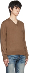 TOM FORD Brown Wool Sweater