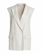 Agnona Womens Blazer Light in Grey