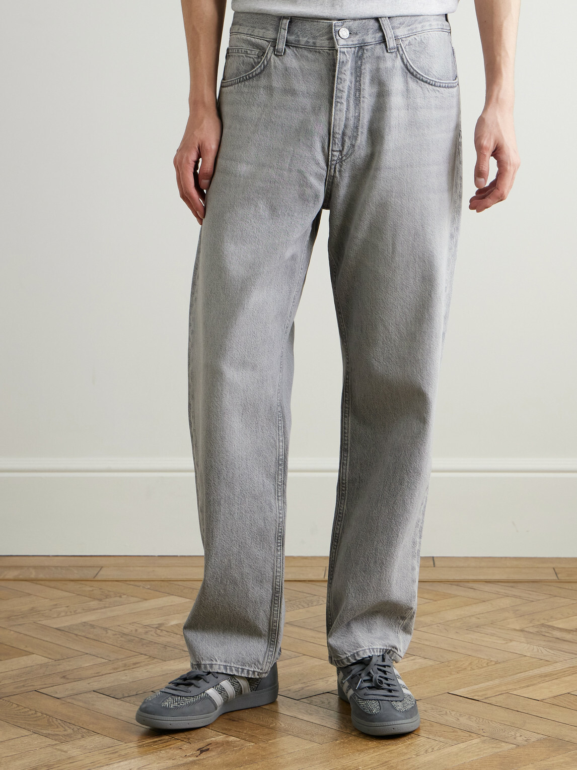 NN07 - Otis 10034 Straight-Leg Organic Jeans - Gray