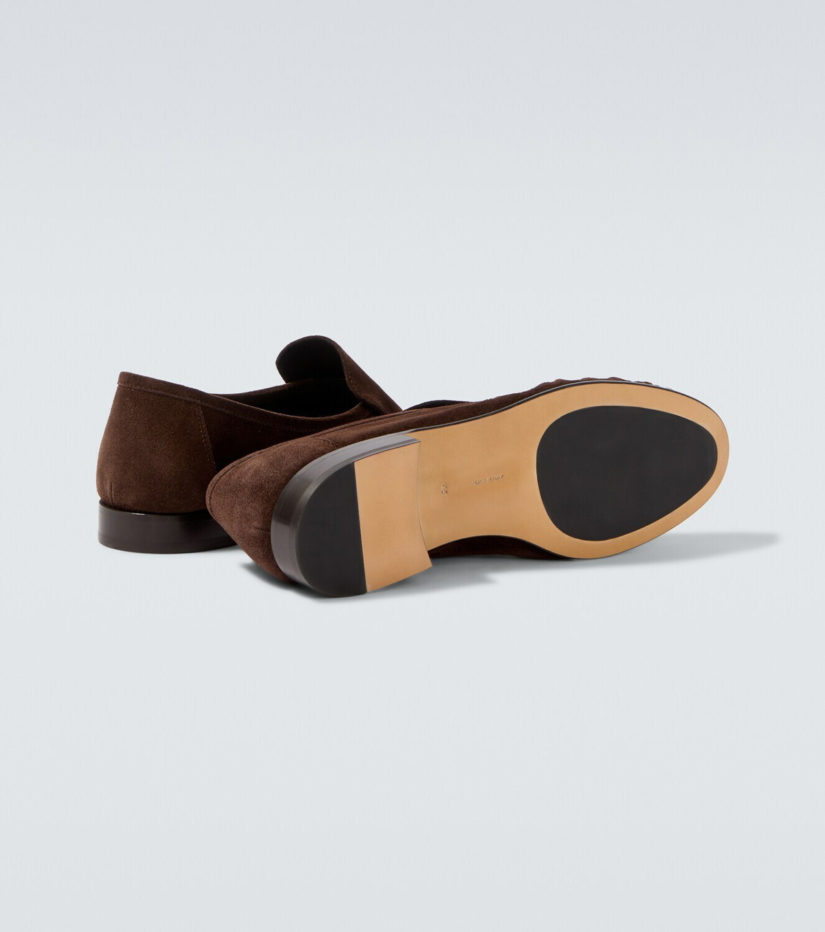 The Row Soft Two suede loafers