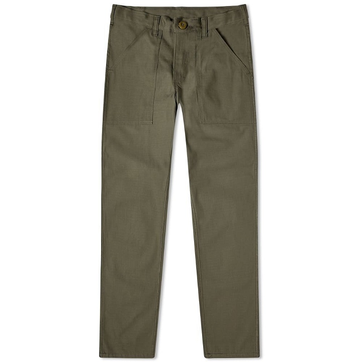 Photo: Stan Ray Men's Taper Fit 4 Pocket Fatigue Pant in Olive Ripstop