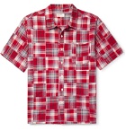 Universal Works - Madras Patchwork Cotton Shirt - Red