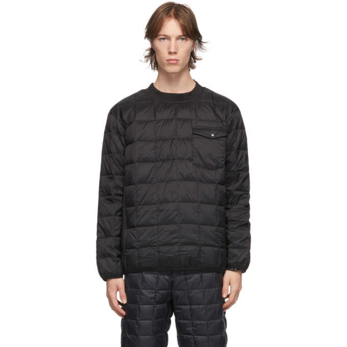 Photo: Taion Extra Black Down Basic Pullover Jacket