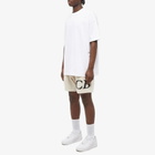 Cole Buxton Men's Intarsia Knit Shorts in Ecru