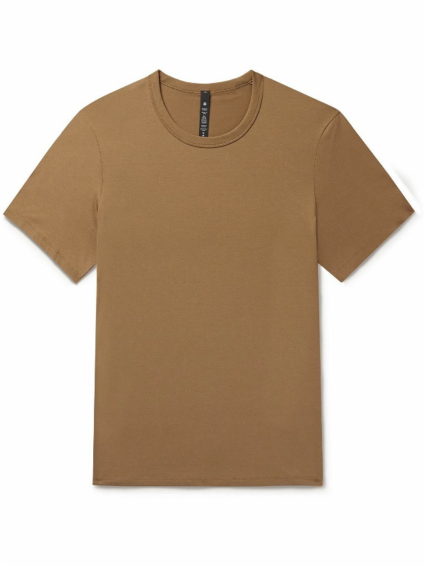 Photo: Lululemon - The Fundamental Jersey T-Shirt - Brown