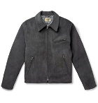 Fear of God - Slim-Fit Suede Jacket - Charcoal