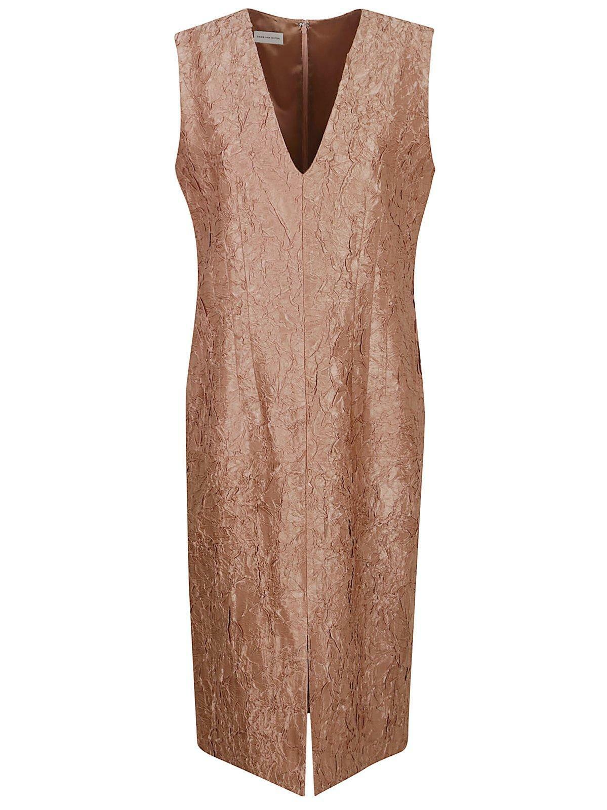 Dries Van Noten silk dress with lateral knot シルクドレス Dalant silk dress with lateral knot DRIES VAN NOTEN - Nugnes1920