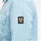 Belstaff Men's Outline Ripple Shell Overshirt in Skyline Blue