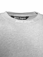 PALM ANGELS - Logo Print Over Cotton T-shirt