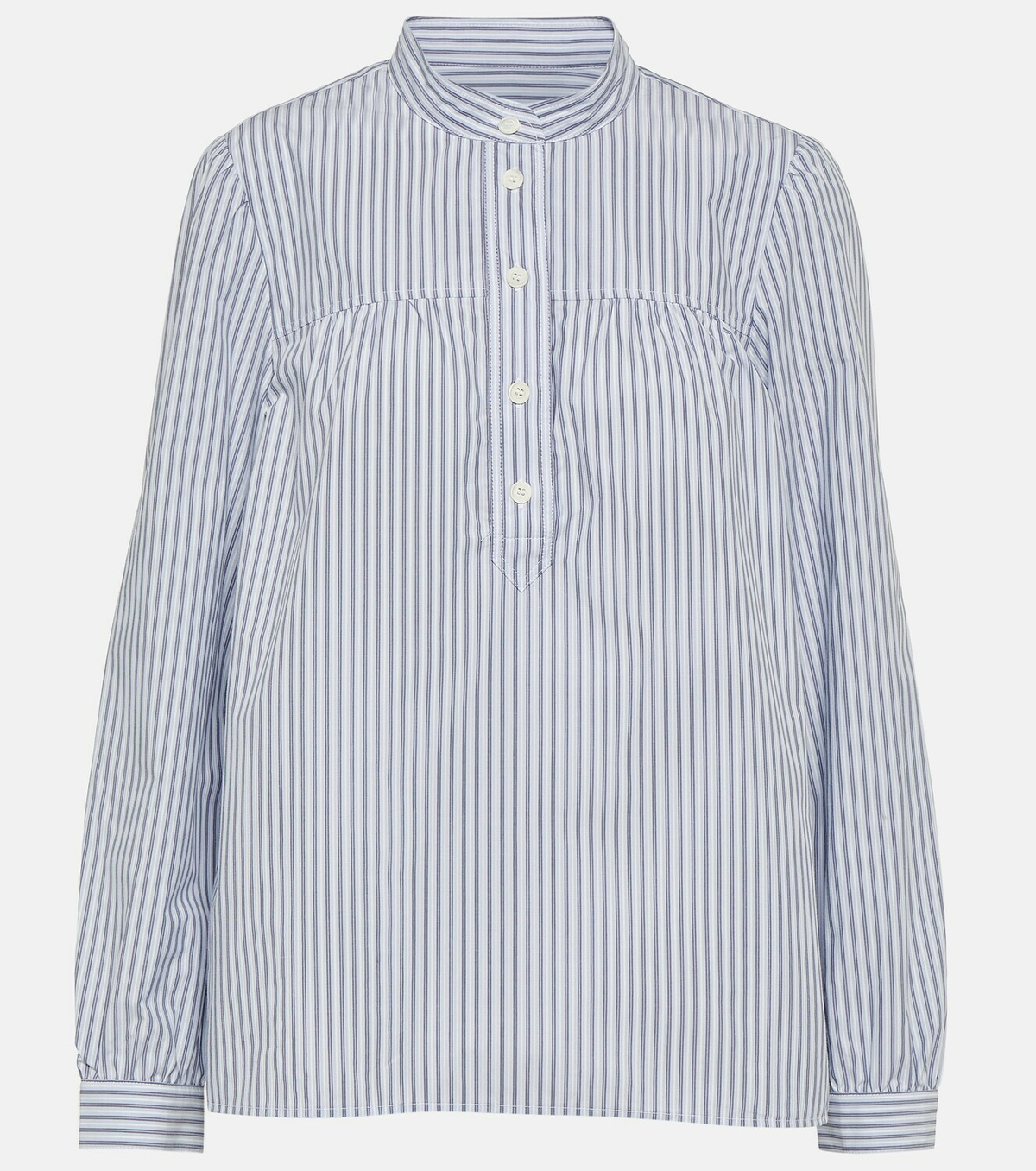 A.P.C. Loula striped cotton blouse