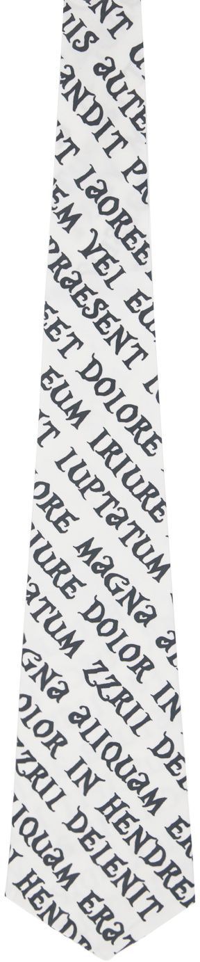 Maisie Wilen White Calcium Tie