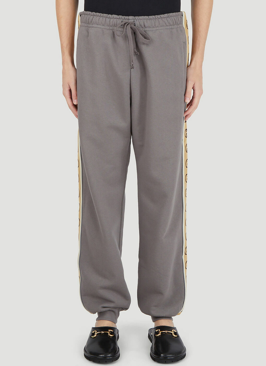 Wool cropped pant with stripe - Gucci Men's Pants 493714Z69034332 #trousers  | Mens fashion cardigan, Men fashion casual shirts, Pants