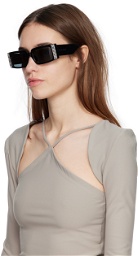 Magda Butrym Black Vintage Sunglasses