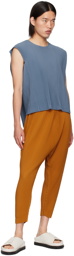 HOMME PLISSÉ ISSEY MIYAKE Orange Colorful Pleats Trousers
