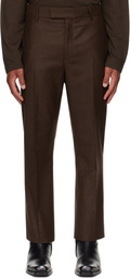 Ferragamo Brown Tailored Trousers
