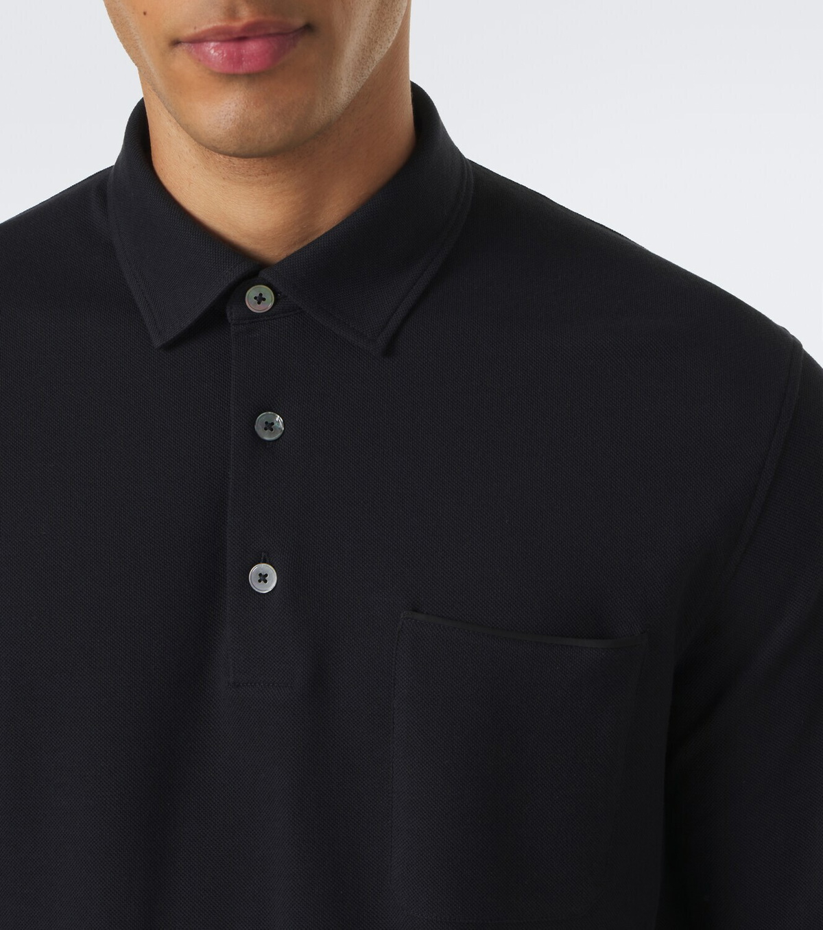 Zegna Cotton piqué polo shirt