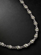 Alex Moss New York - Dead Head 14-Karat White Gold Diamond Chain Necklace