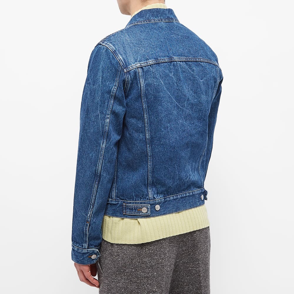 Dries Van Noten Men's Washed Denim Jacket in Blue Dries Van