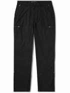 SAIF UD DEEN - Straight-Leg Shell Trousers - Black