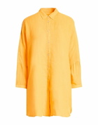 120% Lino Womens Shirt in Mandarin