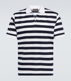 Loro Piana - Striped cotton polo shirt
