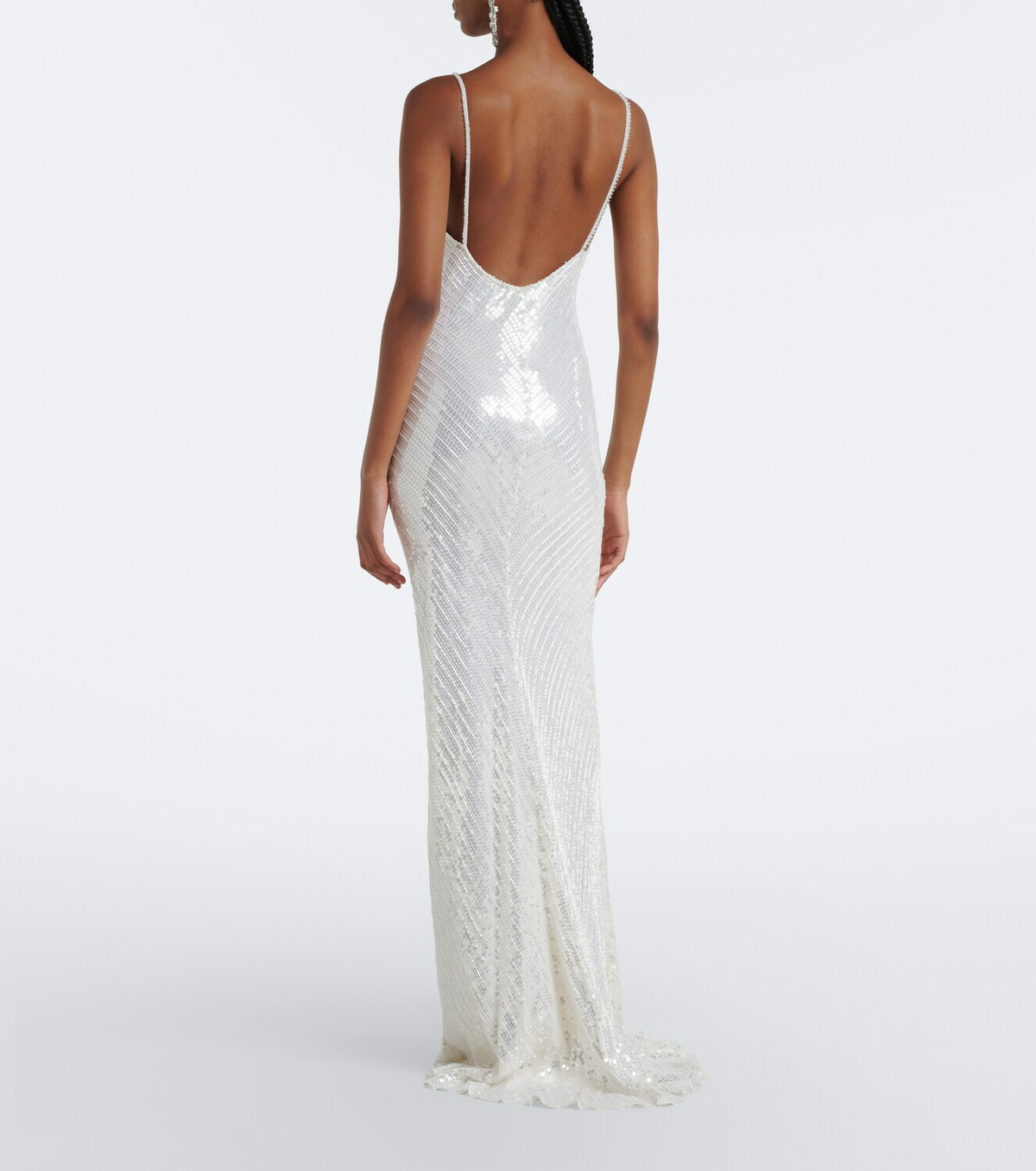 Jenny Packham Shangrila La sequined silk gown