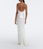 Jenny Packham Shangrila La sequined silk gown
