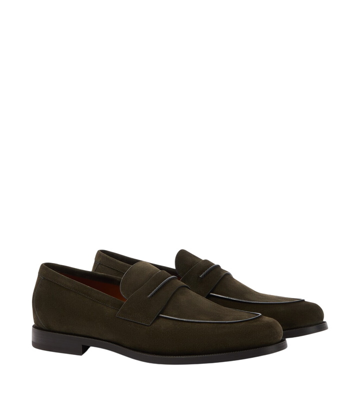 Photo: Zegna Suede penny loafers