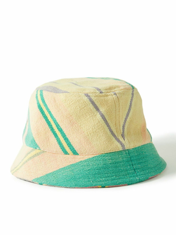 Photo: Original Madras - Striped Cotton-Canvas Bucket Hat