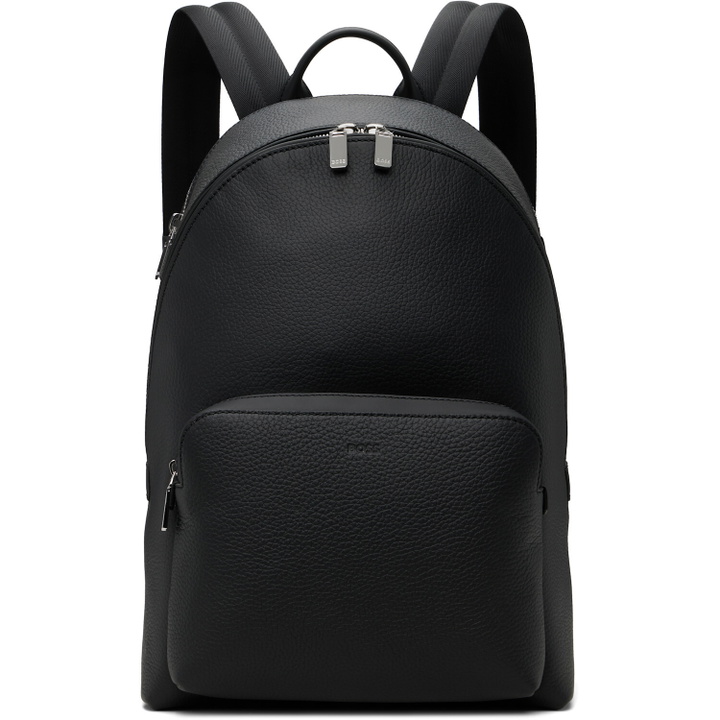 Photo: BOSS Black Embossed-Logo Backpack