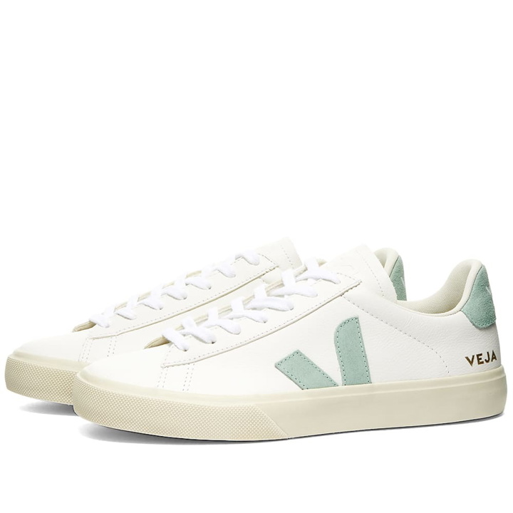 Photo: Veja Men's Campo Sneakers in Extra White/Matcha