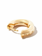 Spinelli Kilcollin 18K Yellow Gold Macro Single Hoop Earring
