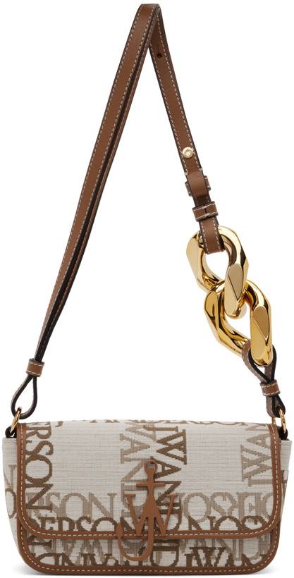 Photo: JW Anderson Beige & Tan Anchor Chain Baguette Bag