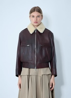 Bottega Veneta Leather Blouson Jacket